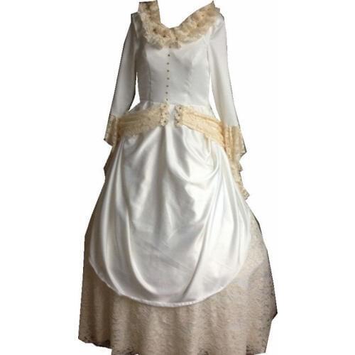 D-059 Victorian Gothic/Civil War Southern Belle loose Ball Gown Dress Halloween Vintage dresses Sz US 6-26 XS-6XL