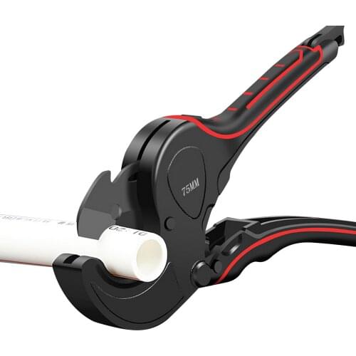 0-75MM PVC Pipe Cutter Aluminum Alloy Pipe Cutting PPR Pipe Pipe Cutter Scissors Household SK5 Steel Blade for Cutting PVC Pipe