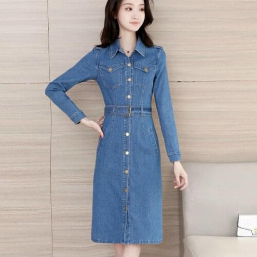 SGOGOOG Fashion Denim Dresses