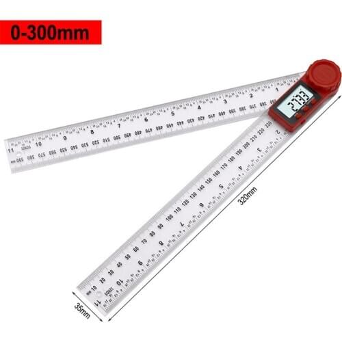 0-200mm / 0-300m Digital Angle Ruler Meter Protractors Angle Digital Finder Goniometer Protractor Gauge Measuring Tool