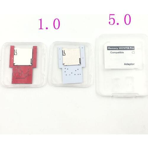 10PCS V5.0 SD2VITA For PSVita Memory Micro SD Card Adapter for PS Vita Game Card 1000/2000 3.6