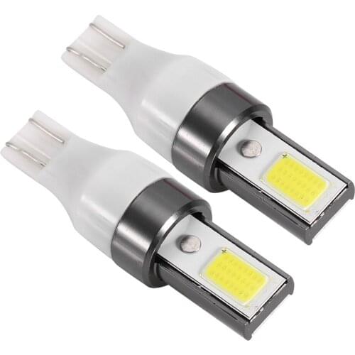 White 2pcs 6500K E20-T15 Car Bright LED Light Bulbs For Reversing Brake Signal Backup Fog Lights Shock Proof