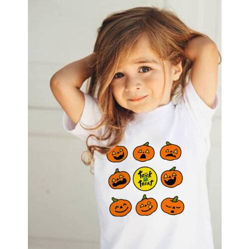 24M 3T 4T 5T 6T 7T 8T 9T Boys Clothes Birthday Shirts For Kids Cute Baby Girl Tops Pumpkin Lantern Casual Teenage Girls Clothing