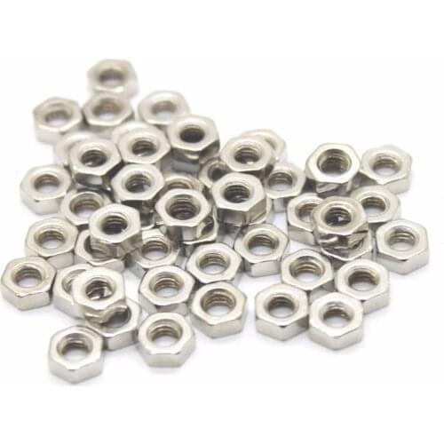50Pcs/lot M2/M2.5/M3/M4/M5/M6 Nuts Nut Hexagon Nut Match Copper Cylinder for Robots Good Quality CPC160
