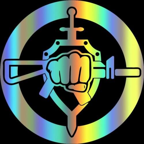 CS-185# Special Forces 2 funny car sticker and decal silver/black vinyl auto car stickers