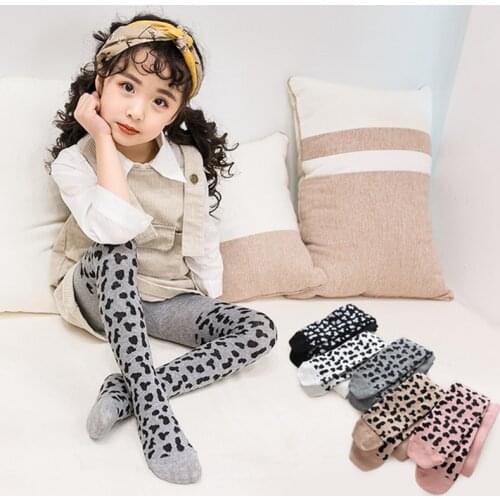 Kids Girls Leopard Leggings 2020 New Arrival Princess Printed Underpants High Waist Cute Winter Clothing Age For 12M-12Y GL128