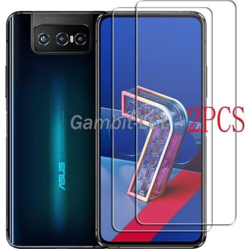 For Asus Zenfone 7 Pro ZS670KS ASUS_I002D Tempered Glass Protective FOR ASUS_I002DD ZS671KS Screen Protector Phone cover Film