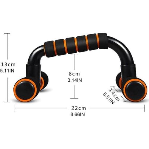 E56D Portable Push Up Bracket with Non-Slip Foam Handles Support Bar Sports I Type