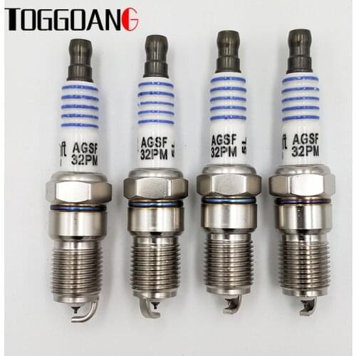 4pcs/lot AGSF32PM Iridium Spark Plug For Ford Motorcraft Platinum SP-493 SP493
