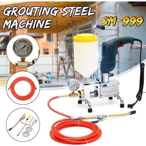 Epoxy injection pump Epoxy / Polyurethane foam Mini Portable Grouting Machine STEEL HOSE concrete repair crack New Arrival 2019