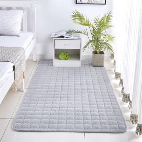 Solid Color Home Carpets Floor Rugs For Living Room Bedroom Sofa Area Bay Windows Mats Washable Rectangle Tapis Salon Large Size