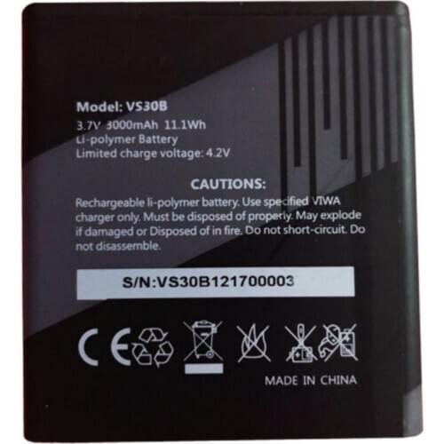 Original 3000mAh 11.1wh 3.7v Battery For VIWA VS30B Mobile phone Phone In Stock NEW Production High Quality Battery