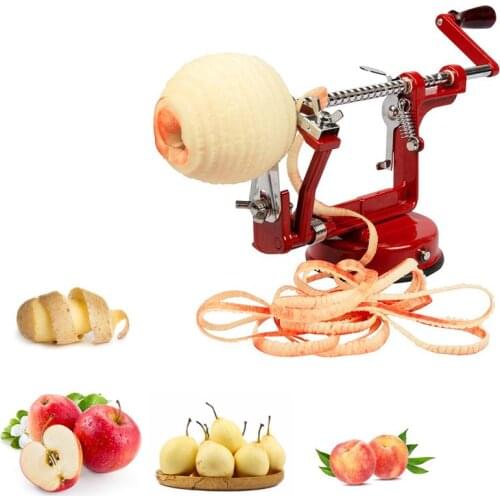 Hand-cranked Apple Peeler Stainless Fruit Peeler Slicing Machine Apple Fruit Machine Peeled Tool Creative Kitchen Potato Peeler