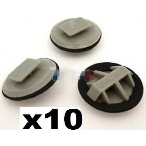 10x Plastic Trim Clips for Mazda Sill Moulding / Rocker Cover Trim Clips