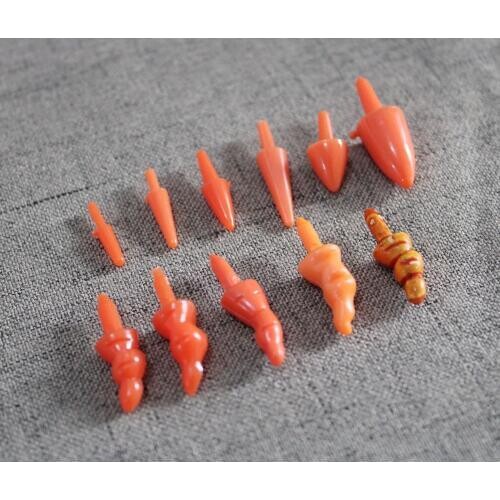 550pcs/lot 16/18/20/27/28/25/26/23mm snowman nose plastic toy nose(no washer) for diy findings size option