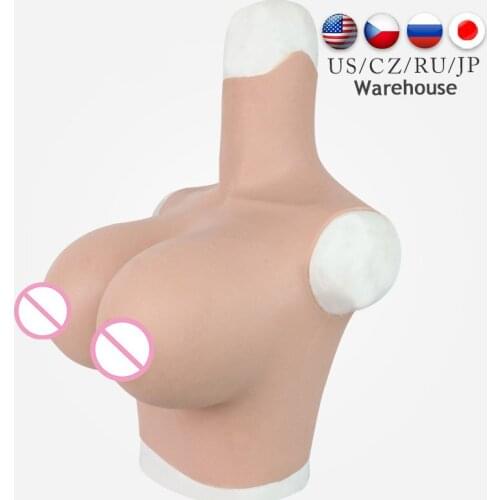 Silicone Breast Forms Realistic Fake Boobs for Crossdresser Drag Queen Shemale Transgender B C D E F G H Cup Shapewear Women