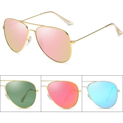 Mens Polarized Avaitor Sunglasses Women Driving Pilot Vintage Sun Glasses Designer Mirrored Lens Metal Classic Sunglasses UV400