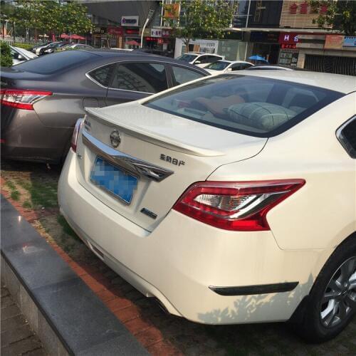For NISSAN Teana Spoiler 2013-2015 High Quality ABS Material Car Rear Wing Primer Color Rear Spoiler