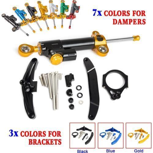 Motorcycle Steering Damper Stabilizer Mounting Bracket For Yamaha FZ1 FAZER 2006 2007 2008 2009 2010 2011 2012 2013 2014 2015