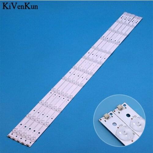 TVs LED For Philips 43PFK6540/12 43PFK6543/12 43PFK6560/12 Backlight Strips Array Matrix Line Bars Rulers GJ-2K16-430-D512-V4
