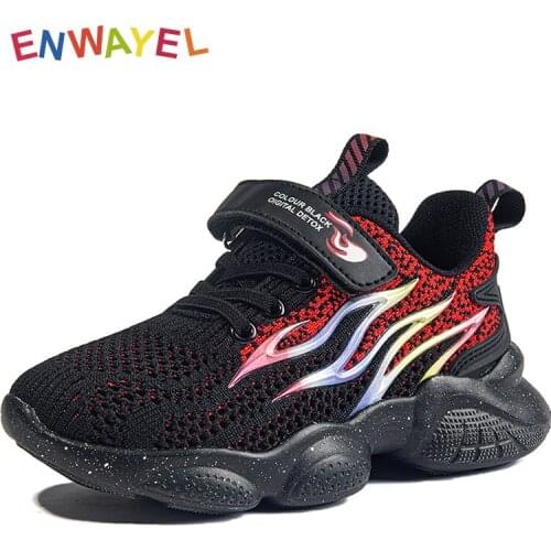 ENWAYEL Comfortable Children Shoes For Girls Boys Sneakers Kids Autumn Summer Mesh Lightweight Running Sport Shoes Chaussure