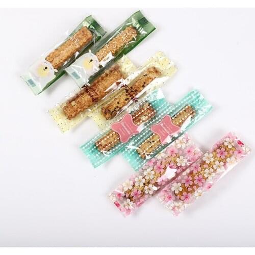 50pcs Cute Lollipop Plastic Bags Christmas Wedding Party Favor Candy Gift Packaging Bag DIY Bake Foods Package Bags