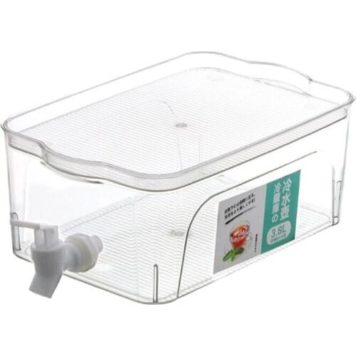 896A Household Refrigerator Kitchen Cold Beverage Dispenser with Faucet 3.8L