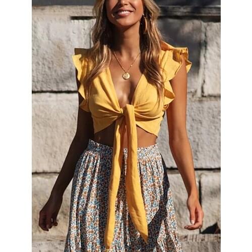 Блузки с галстуком Aachoae China At AliExpress