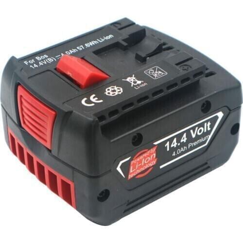 BOS 14.4B 4000mAh rechargeable 18650 lithium battery pack replacement model 2607336078 2607336150 2607336224(BOS 14.4V battery)