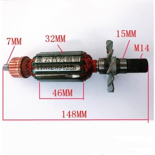 Motor Armature Anchor rotor AC220-240V Replacement for HITACHI TR-6A Armature