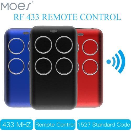 Wireless RF Receiver Learning Code Decoder 433MHz Remote Control Key 4 Channel Controller DIY Key for Switch Encoding 1527