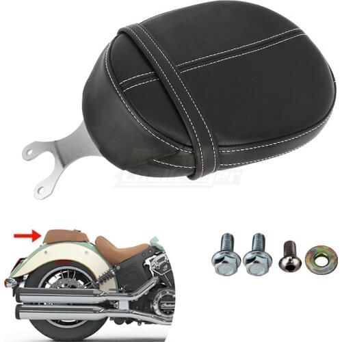 Motorcycle Seat Covers Rear Pillion Passenger Cushion Pad For Indian Scout 2015-2020 Sixty 2016-2020 2019 2018 2019 Moto Parts