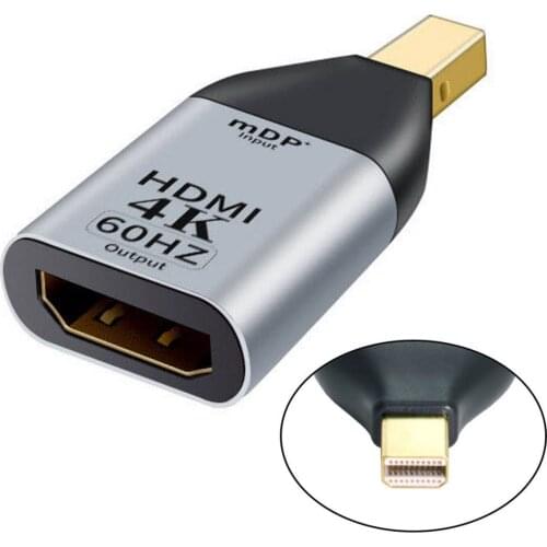 ChenYang DP DisplayPort Source Input Male to HDMI Sink Output Female Displays 4K@60hz Ultra HD Converter Adapter for Laptop HDTV