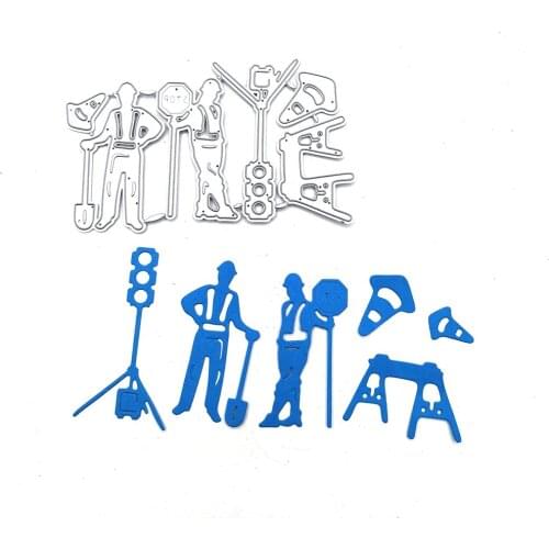 Julyarts Construction Die Cuts for Card Making Scrapbooking Material for DIY Scrapbooking Photo Album Decorative Embossing DIY