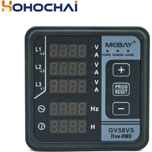 GV58VS Multi Function Digital Meter Engine Voltage Current Watt Energy Meter