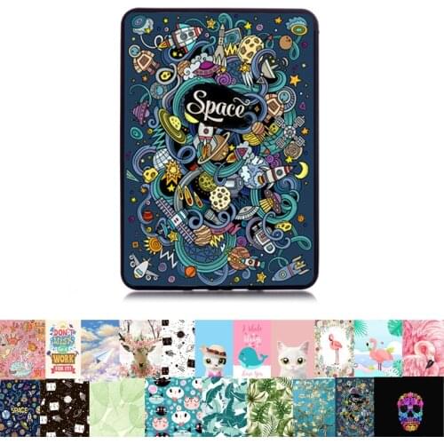 Soft TPU print case for Kindle paperwhite cover 2012 2015 2017 KPW Funda Coque Capa painted
