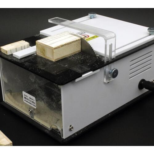 Mini table saw DIY woodworking electric saw precision model sawing multifunctional small cutting machine