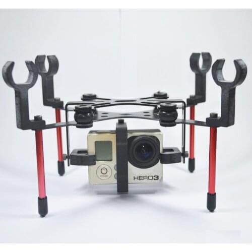 Newest version Gimbal Mount of gopro hero4 firefly 6s sport camera good effect for Hubsan H501M H501A H501S H501C