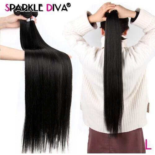 Straight Hair 8-30 Inch 32 34 36 38 40 Inch Brazilian Hair Weave Bundles Natural Color Remy Human Hair Bundles Hair Extensions
