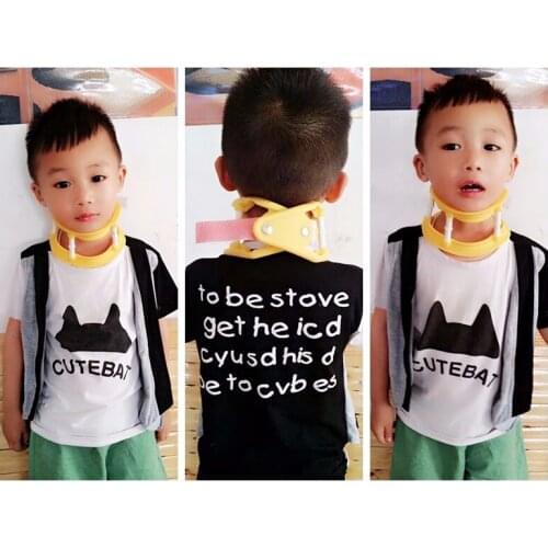 Adjustable child above 10 years old neck brace cervical traction crooked torticollis neckband adult collar support free shippig