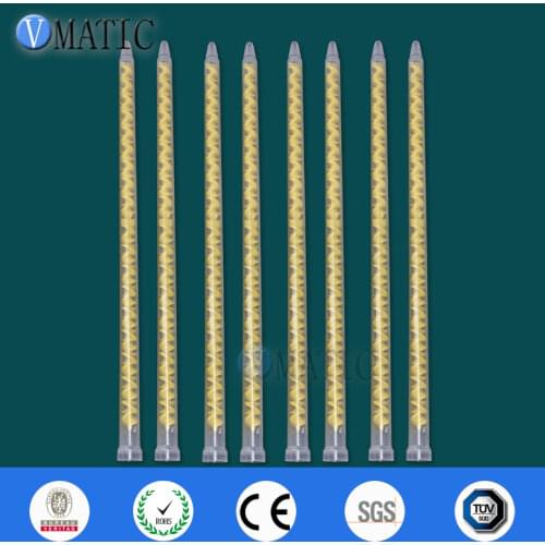 High Quality Plastic Resin Static Mixer Ms13-36 Mixing Nozzles For Duo Pack Epoxies (Yellow Core)