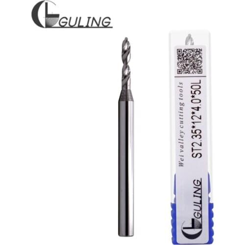 GULING 4mm Shank Alloy Tungsten Steel Fixed Shank Drill Bit 0.3 0.4 0.5 0.6 0.7 0.8 0.9 1.0 1.1 2.0 2.2 3.0 3.3 3.4 3.5 3.6 4.0