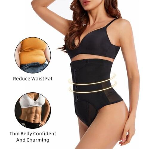 Tummy Control Slimming Underwear Waist Trainer Body Shaper Shapewear Women Control Panties High Waist Thong Belly Sheath Fajas