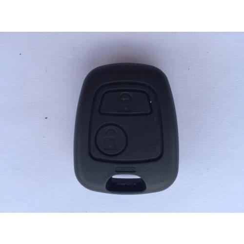1Pc 2 Buttons Remote Car Key Case Shell Blank For Peugeot 206 207 For Citroen C1 C2 C4 No NE73 Blade No Logo Cover Auto Parts