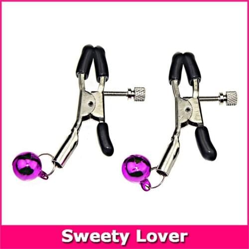 10 pairs/set Cheap Bell Nipple Clamps, Sexy Metal Breast Nipple Clips, Sex Products for Couples, Adult Games Sex Toys