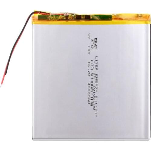 3.7V lithium Tablet polymer 30100100 4000MAH mobile power DIY tablet computer