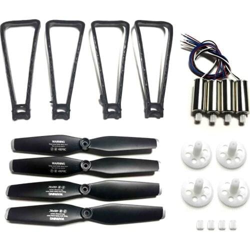 4D-F6 4DRC F6S RC Drone Propeller Blades Wings Guards Motors Engines Gear Quadcopter Spare Parts Kit