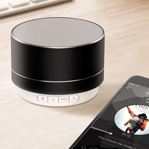 A10 Wireless Bluetooth Audio Small Steel Cannon Subwoofer Mini Portable Gift Card Bluetooth Speaker Portable Speaker Subwoofer