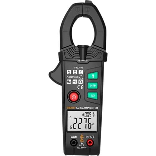 FY3269S Digital Multimeter 6000 Counts Current Clamp Voltmeter Ammeter Auto Amper Clamp Meter 600A AC/DC Voltage Testers PUO88