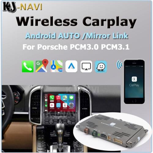 For Porsche PCM3.0 PCM 3.0 987 997 911 PCM3.1 PCM 3.1 Cayenne Macan Panamera Bosxter Cayman Wireless Apple Carplay Android AUTO